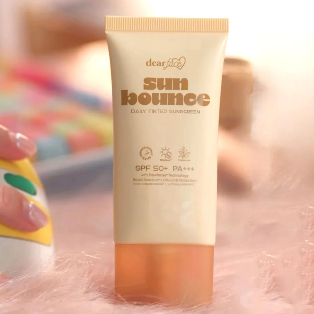 Dear Face Sunbounce Daily Tinted Sunscreen SPF50+ PA+++ – 50ml - Image 9