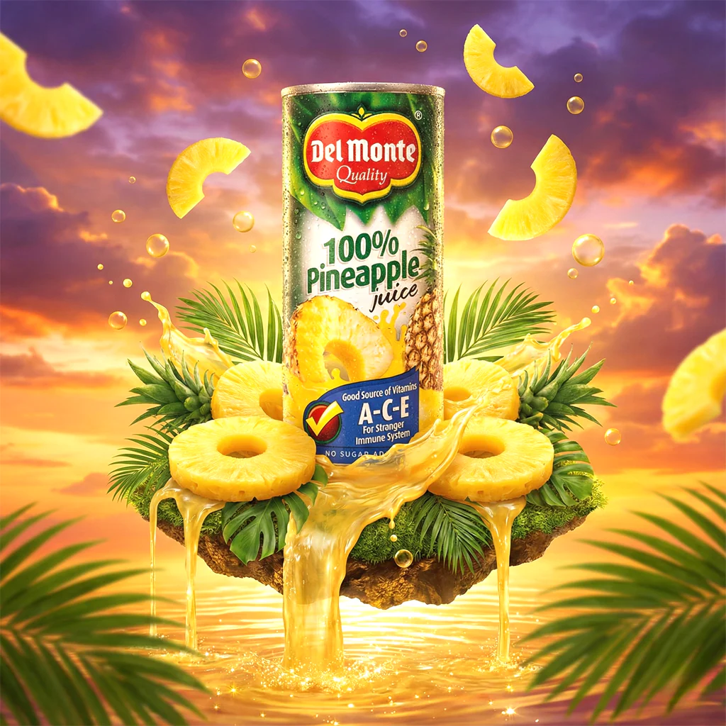 Del Monte Pineapple Juice – 240ml (BUY 2 GET 1 OFFER) - Image 6