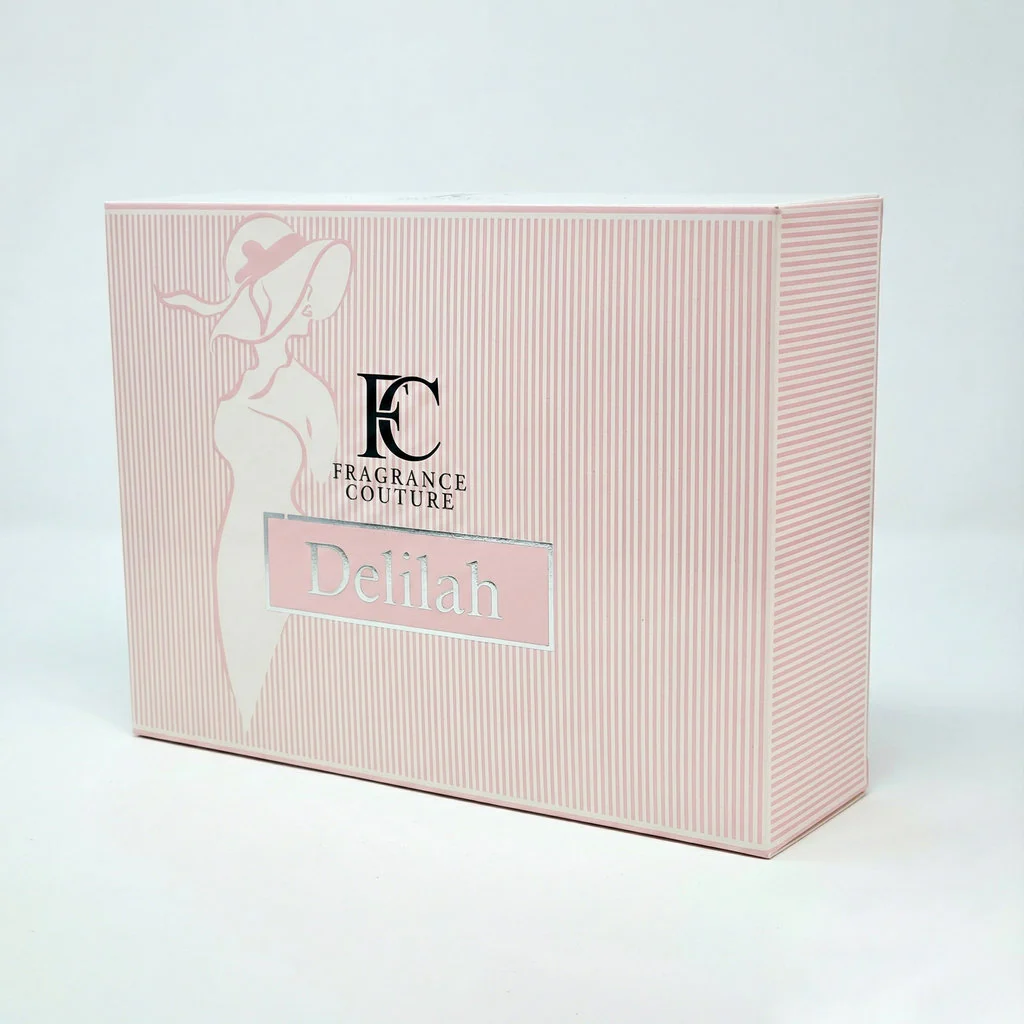 Delilah Gift Set by Fragrance Couture – Eau de Parfum + Lotion + Shower Gel - Image 2