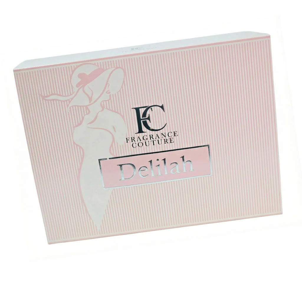 Delilah Gift Set by Fragrance Couture – Eau de Parfum + Lotion + Shower Gel - Image 4