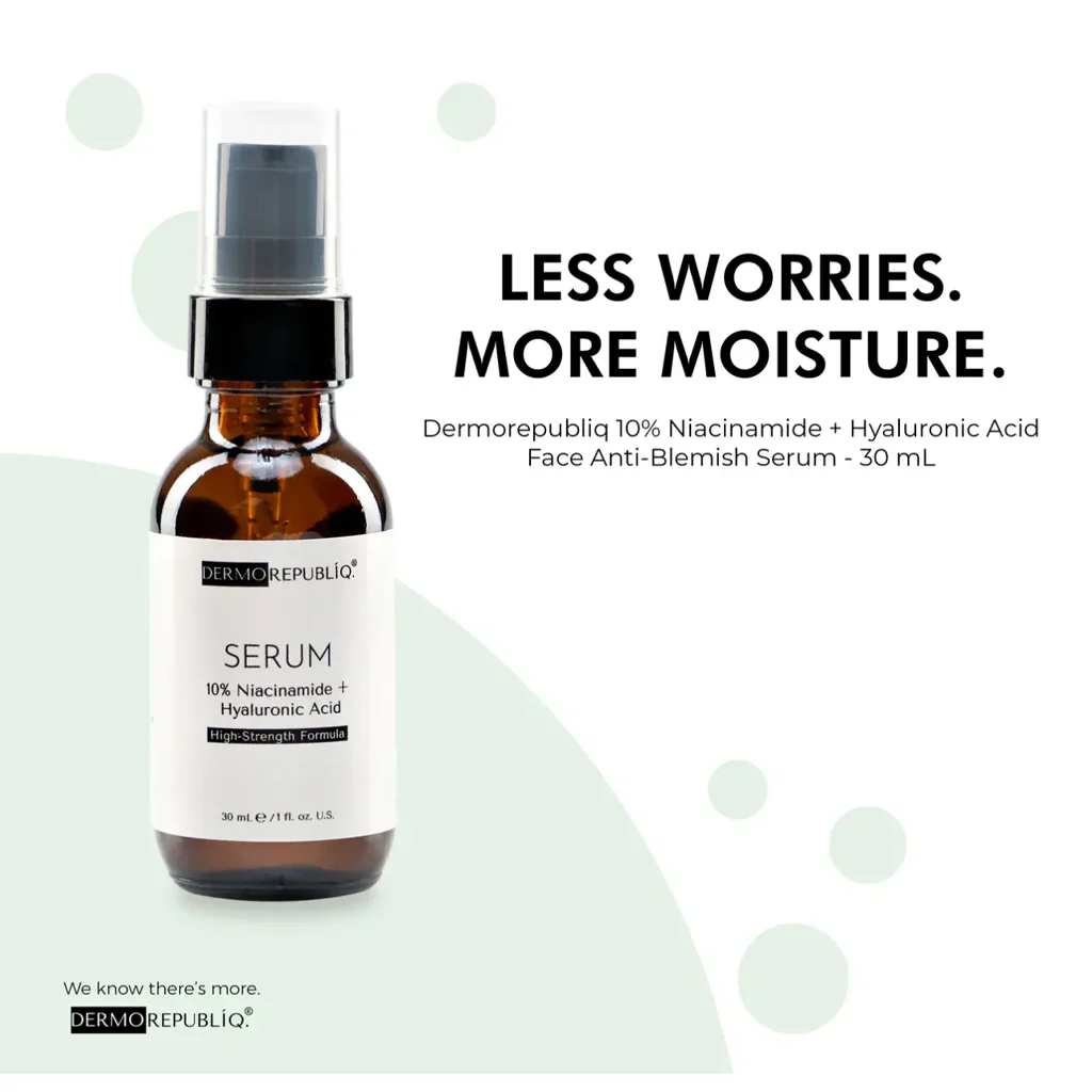 Dermo Republiq 10% Niacinamide + Hyaluronic Acid Serum – 30ml - Image 9