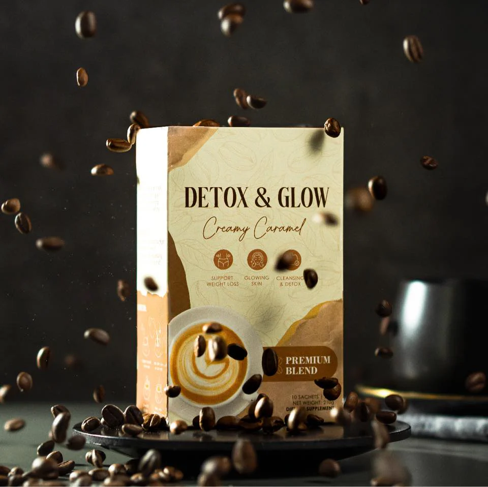 Detox & Glow Creamy Caramel Premium Blend - 210g - Image 7