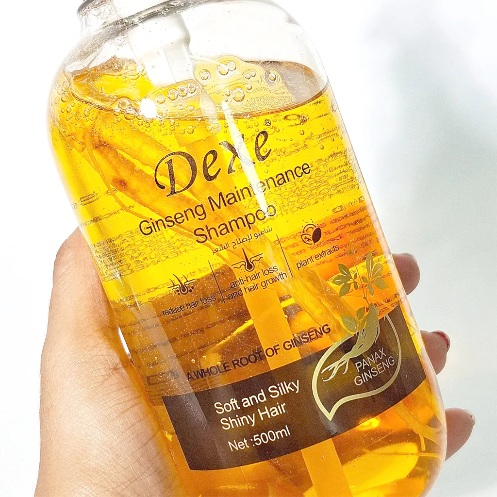 Dexe Ginseng Maintenance Shampoo – Strengthen, Nourish & Revitalize (500ml) - Image 7