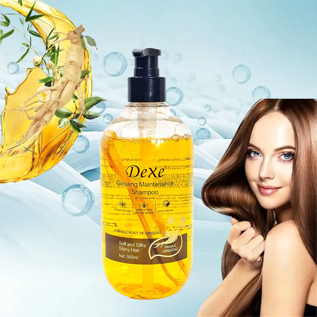 Dexe Ginseng Maintenance Shampoo – Strengthen, Nourish & Revitalize (500ml) - Image 8