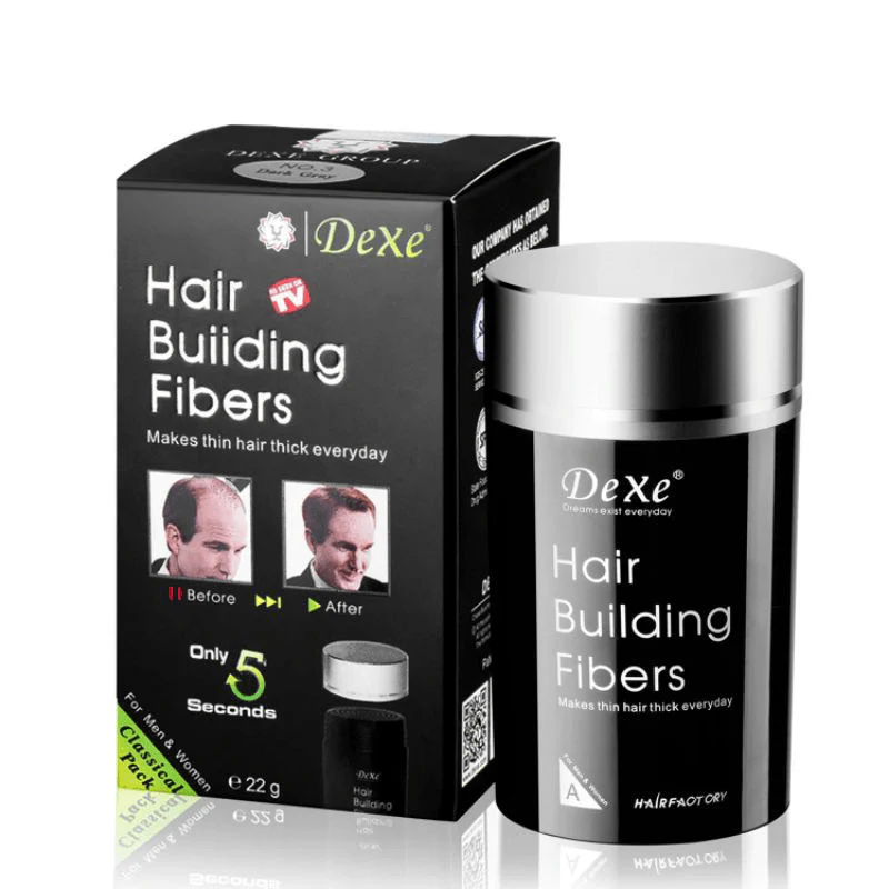 Dexe Hair Building Fibers Black No 1 - 22g