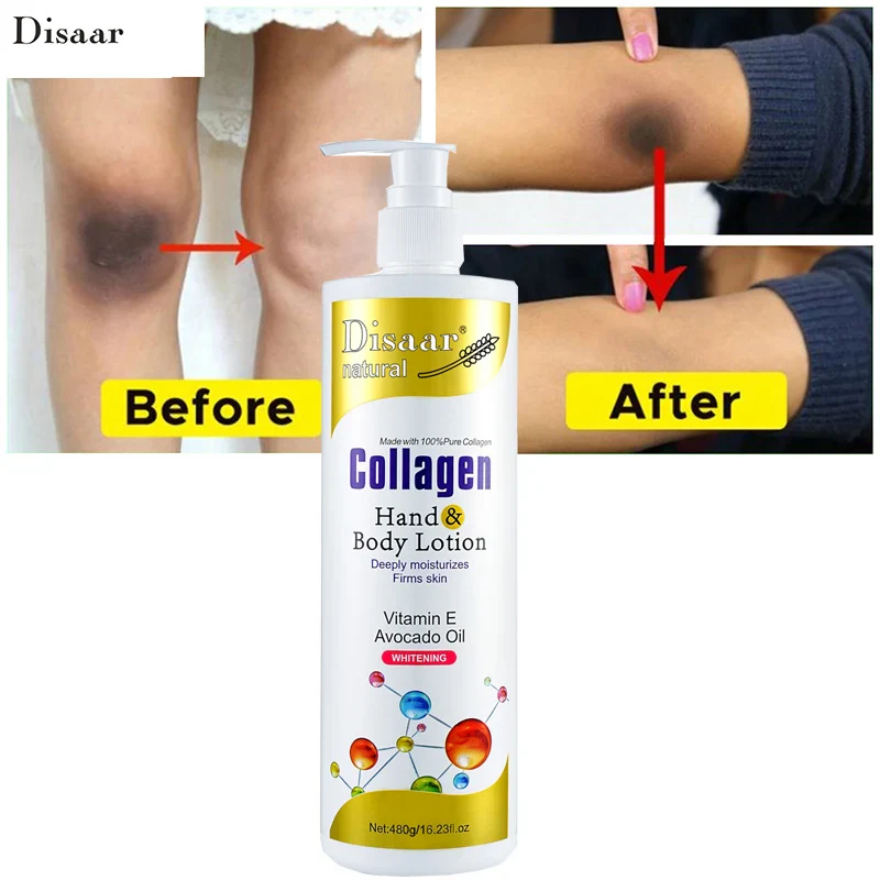 Disaar Collagen Brightening Hand & Body Lotion - 480g - Image 9