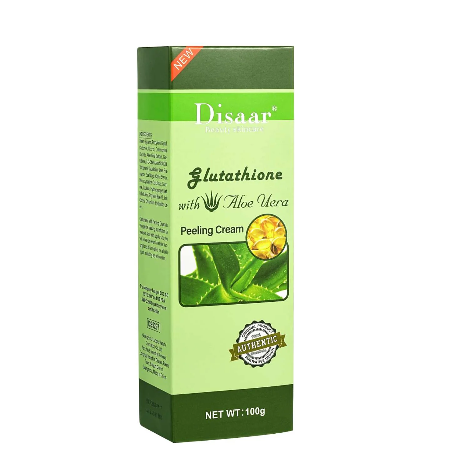 Disaar Glutathione With Aloe Vera Magic Peeling Cream - 100g - Image 4