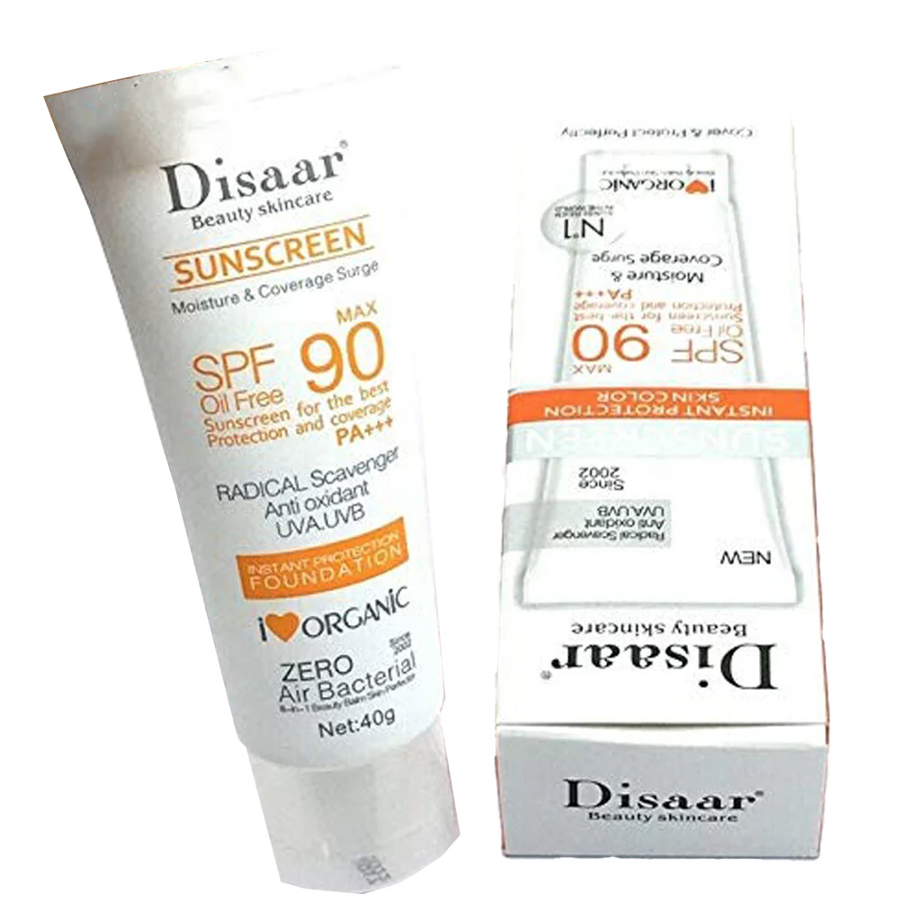 Disaar SPF90 PA+++ Non-Greasy Antioxidant Sunscreen – 40g (3 Pack Combo) - Image 12