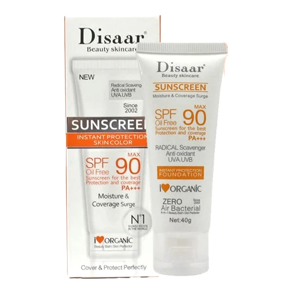 Disaar SPF90 PA+++ Non-Greasy Antioxidant Sunscreen – 40g (3 Pack Combo) - Image 13