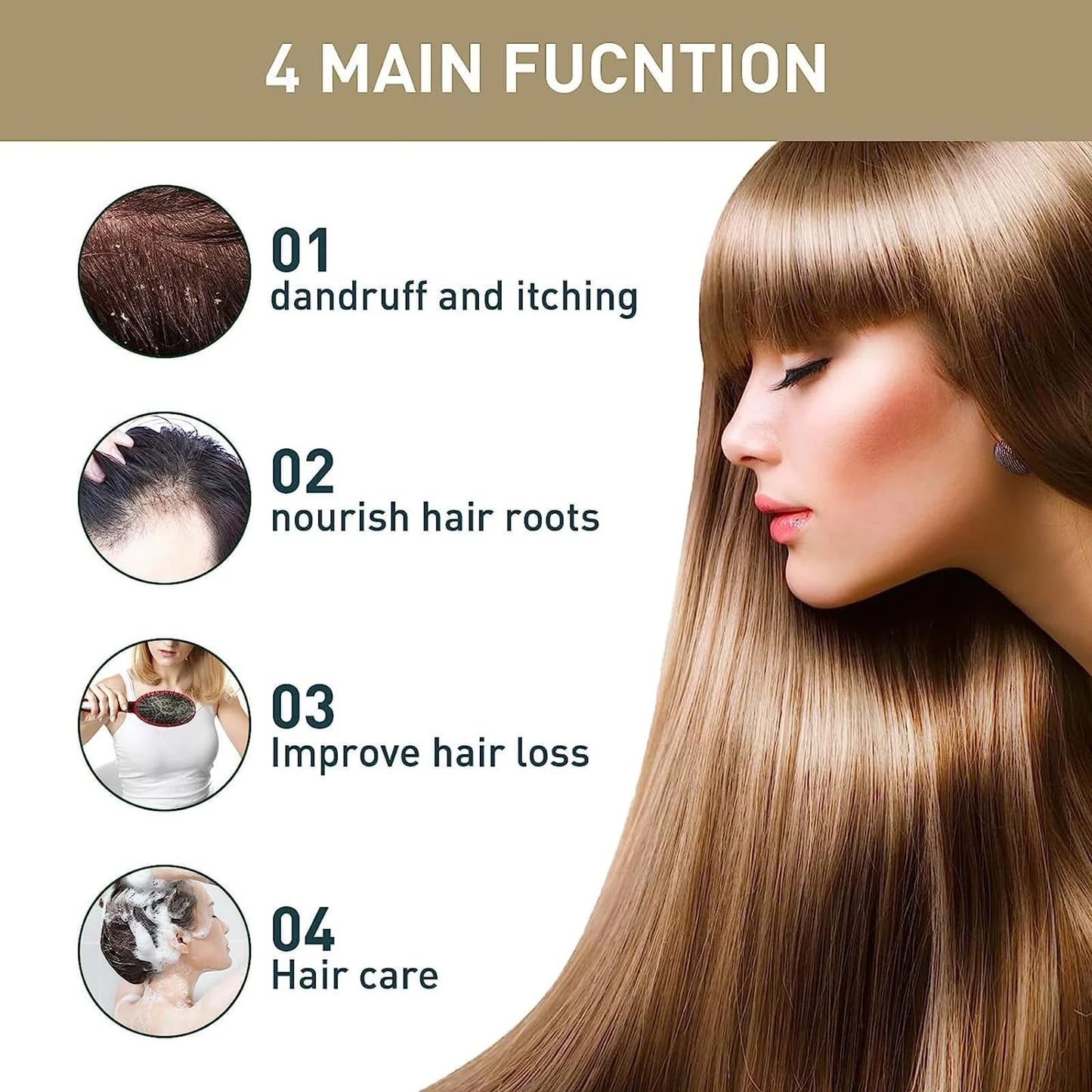 Diyating Hair Growth Sakura Japanese Shampoo & Conditioner Set - 300ml × 2Pcs - Image 9