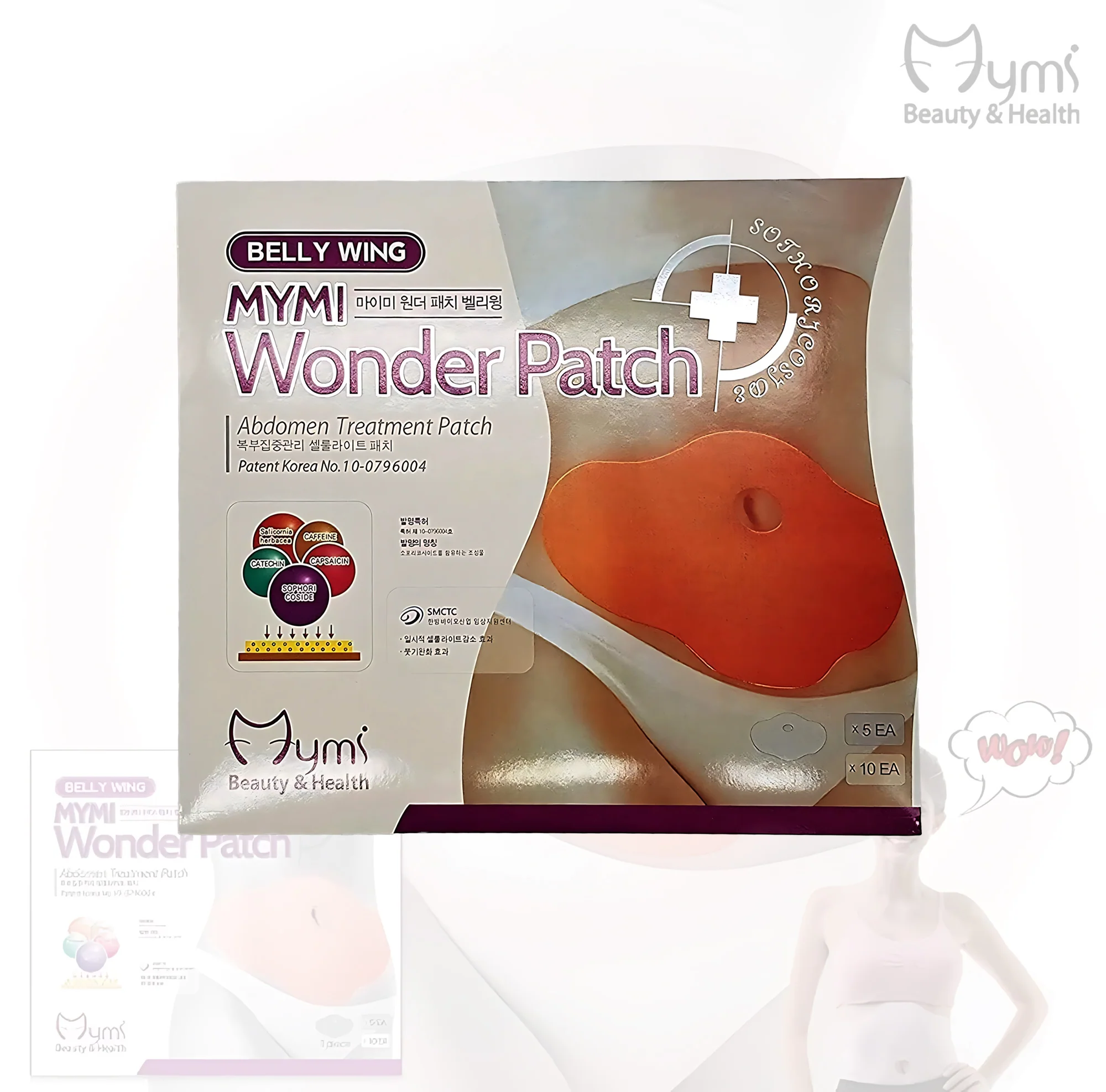 Belly Wing MYMI Wonder Patch – Abdominal Treatment Patch Pack of 5 - Image 2