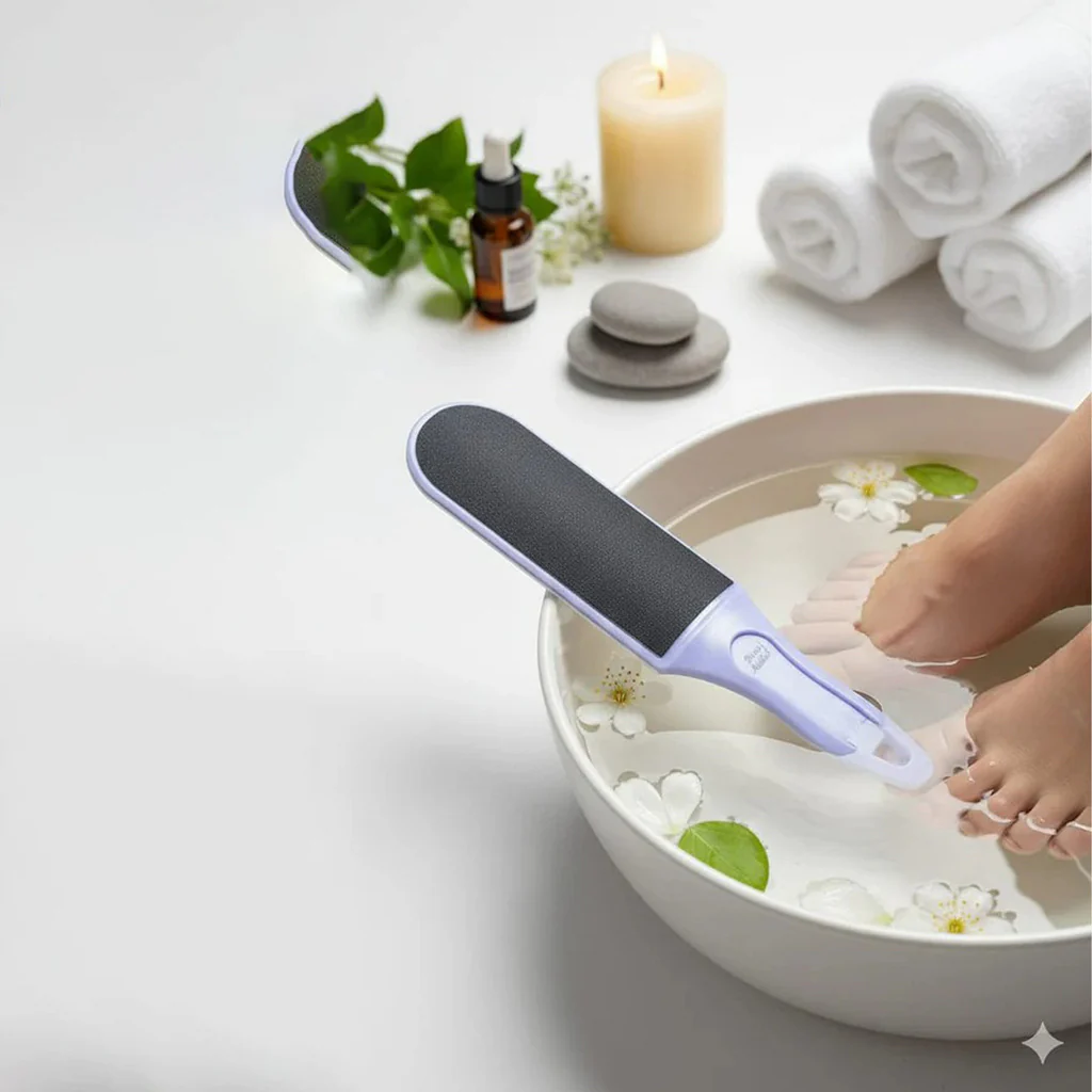 Double-Sided Curved Foot File | Pedicure Foot Rasp & Callus Remover - Image 4