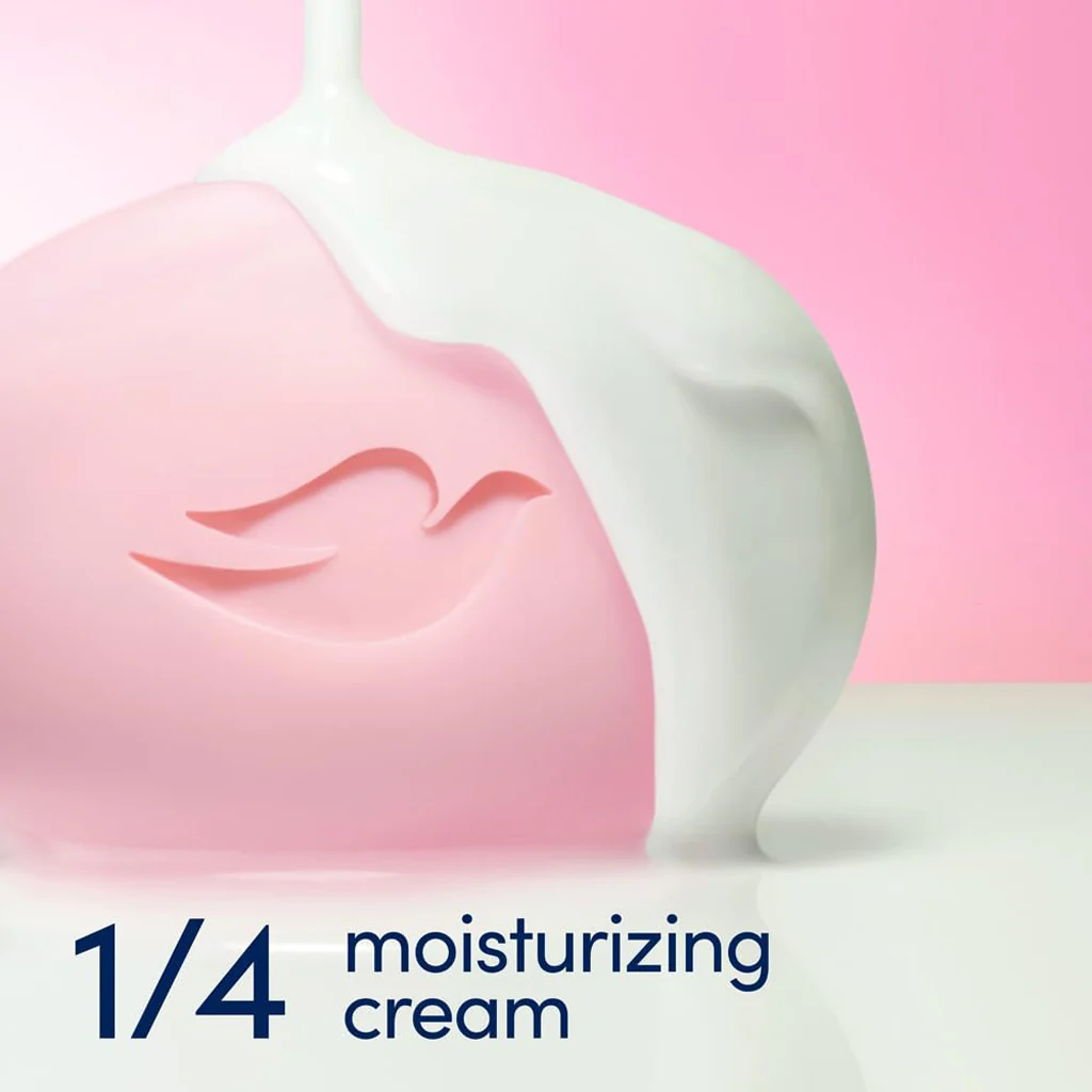 Dove Pink Beauty Bar Soap – 125g (Pack of 4) - Image 4