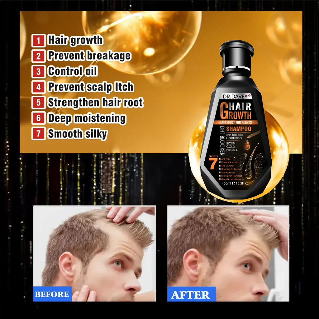 Dr. Davey Hair Growth Shampoo – 450ml - Image 5