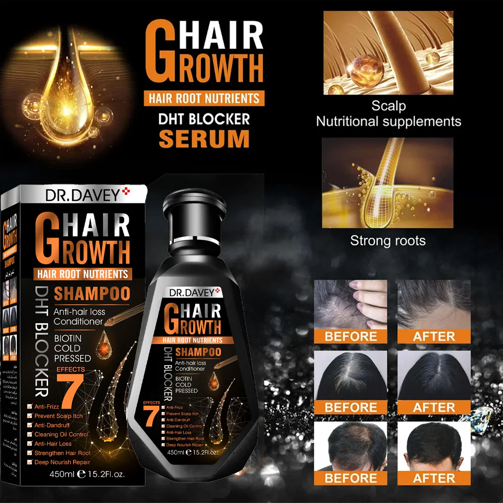 Dr. Davey Hair Growth Shampoo – 450ml - Image 8