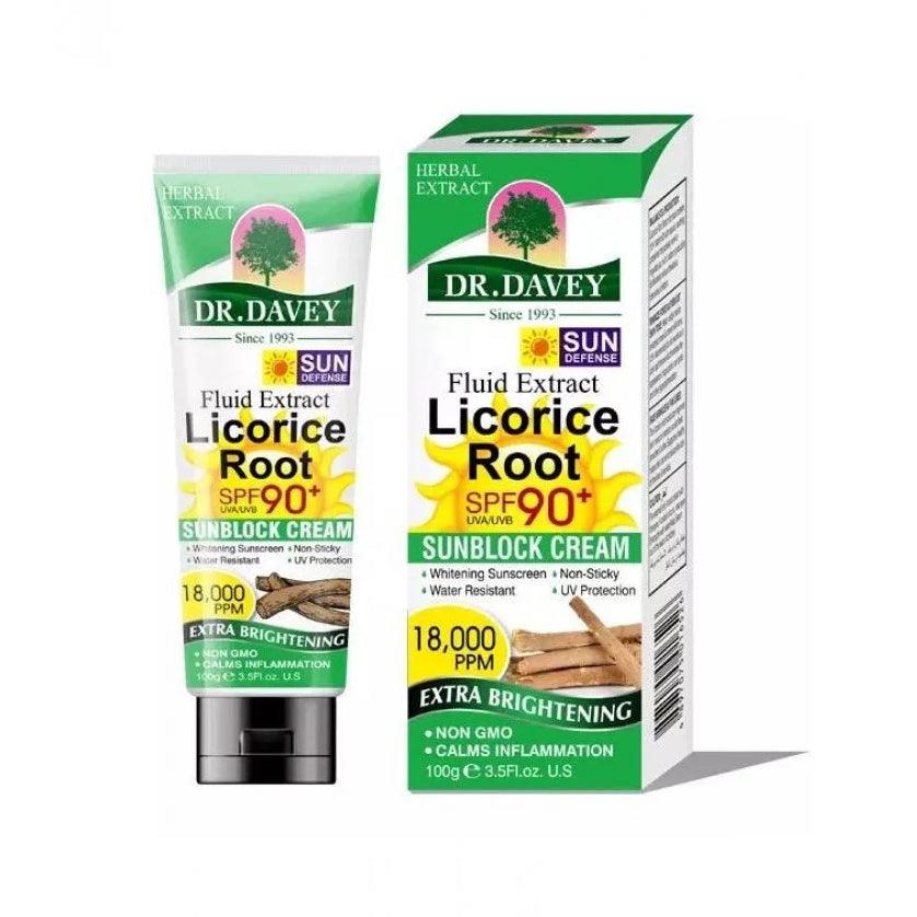Dr. Davey Licorice Root Sunblock Cream SPF 90+ – 100g - Image 7