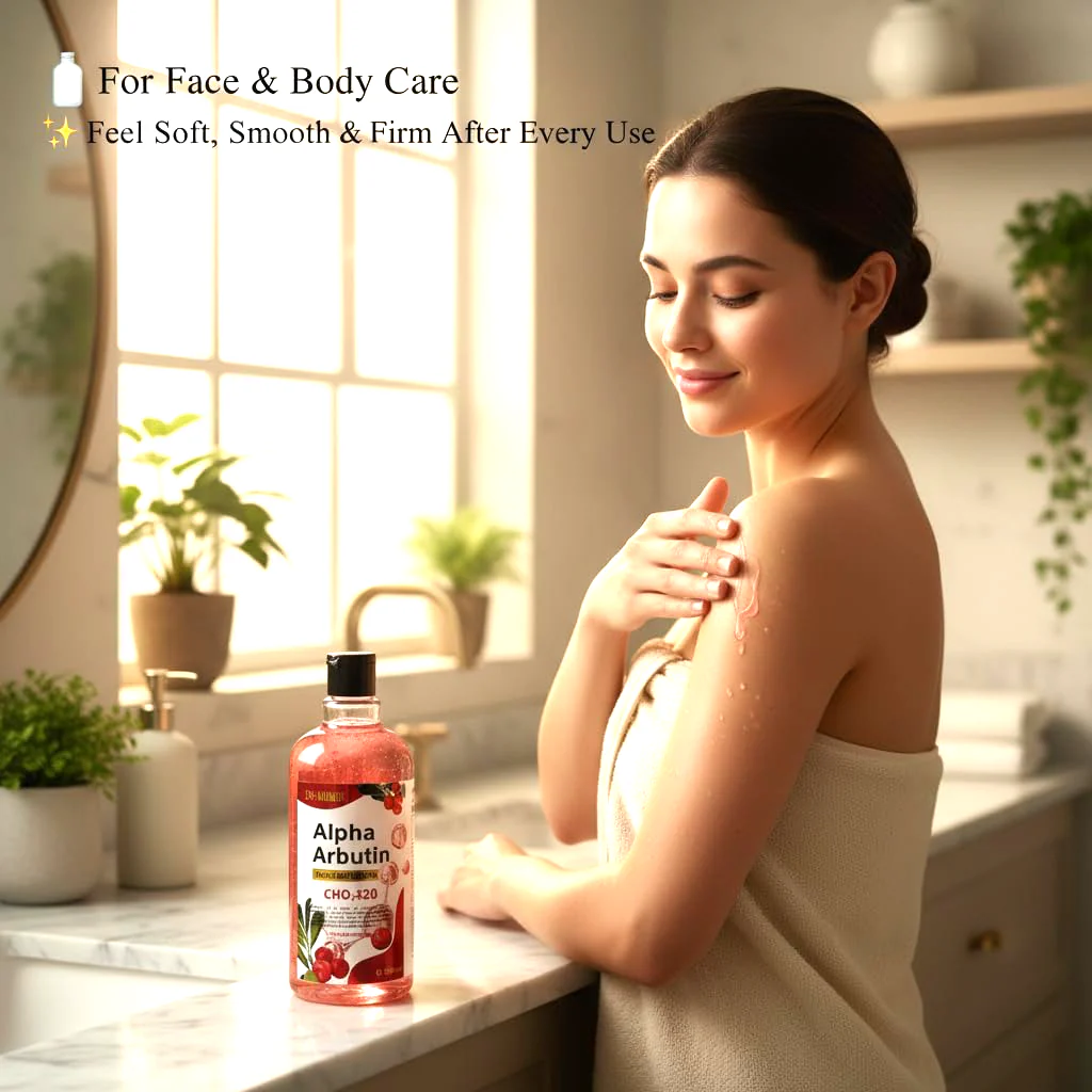 DR. MEINAIER Alpha Arbutin Face & Body Serum – 500ml - Image 2