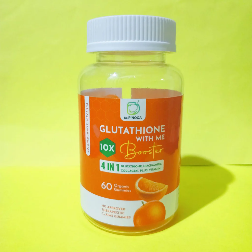 Dr. Pinoca Glutathione With Me 10X Booster  - 60 Organic Gummies - Image 7
