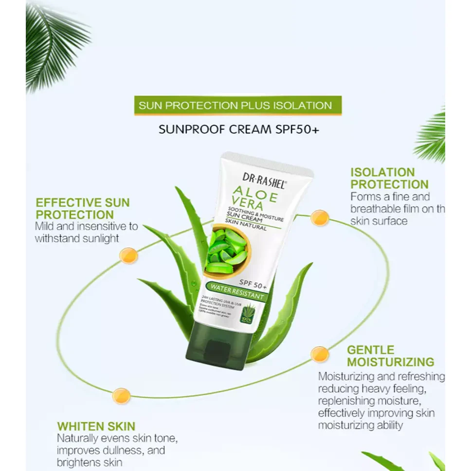 Dr.Rashel Aloe Vera Sun Cream SPF 50+ - 60g - Image 6