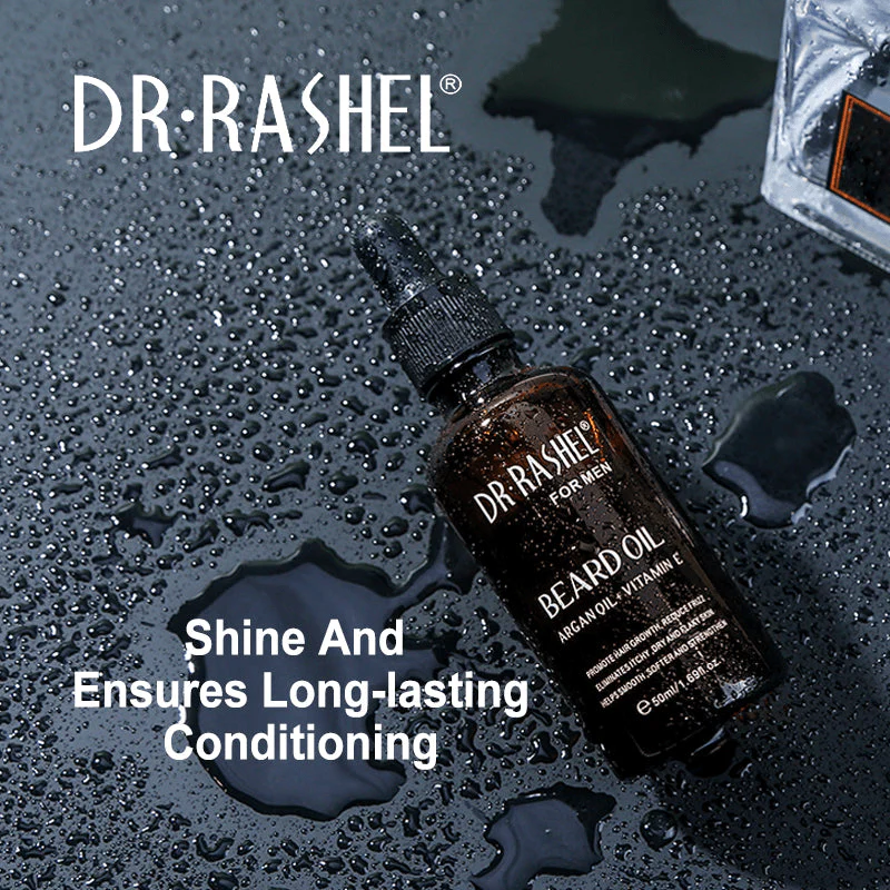 Dr.Rashel Argan + Vitamin E Beard Oil - 50ml - Image 4