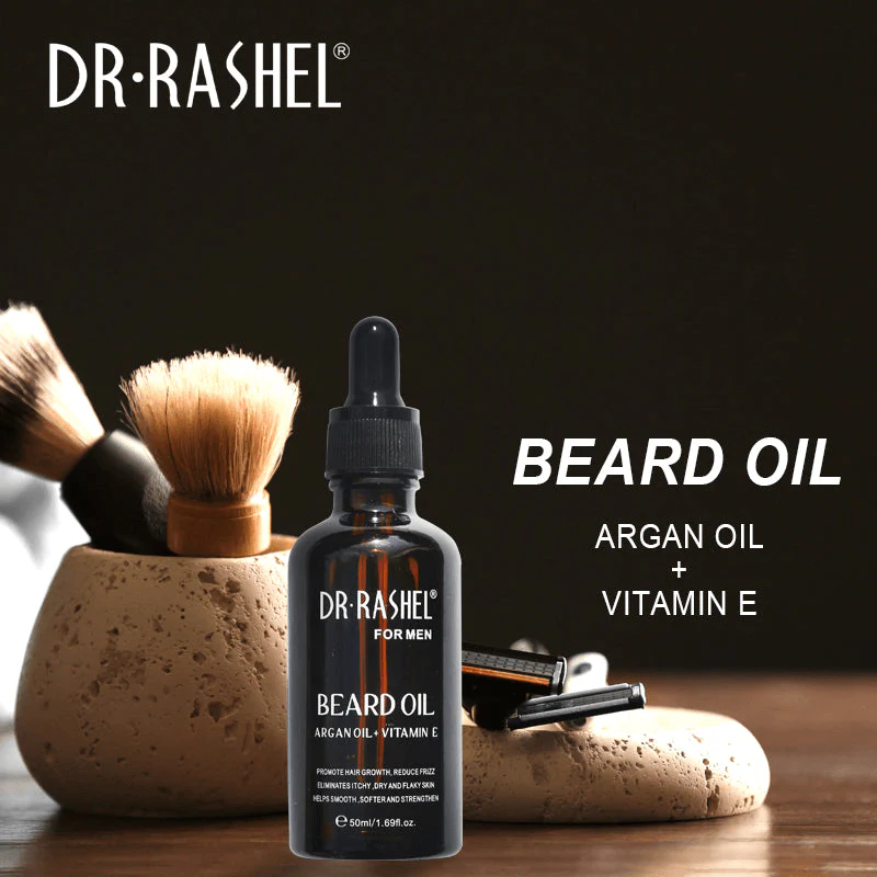 Dr.Rashel Argan + Vitamin E Beard Oil - 50ml - Image 5