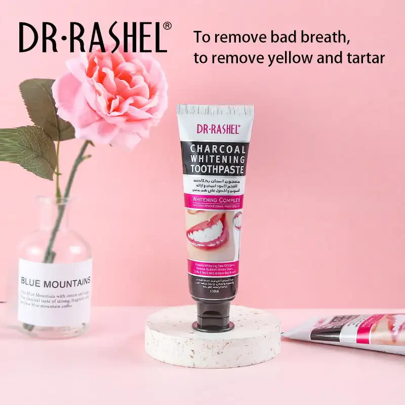 Dr.Rashel Charcoal Whitening Toothpaste - 100ml - Image 2