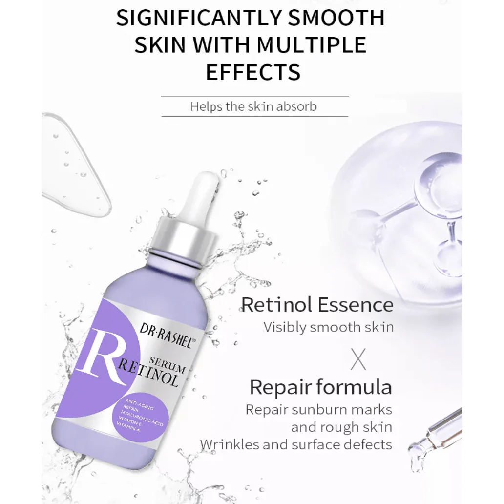 Dr. Rashel Complete Facial Serum Set – Pack of 3 (Vitamin C, Retinol & Hyaluronic Acid) – 30ml Each - Image 7