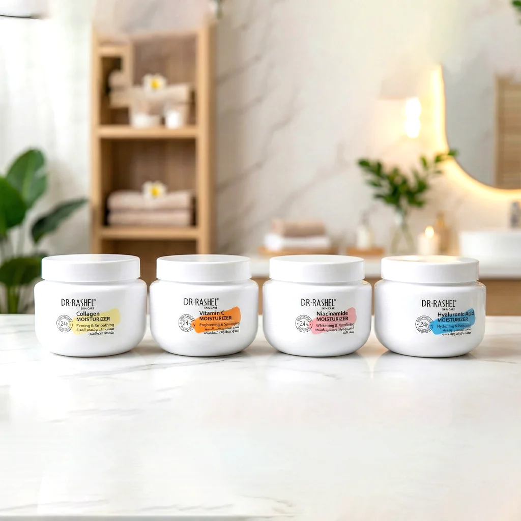 Dr. Rashel Moisturizer Combo Pack – 160g × 4 Variants (Original) - Image 4