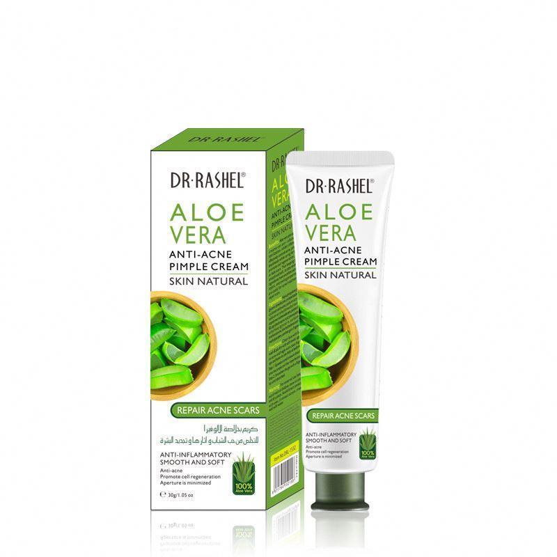 Dr.Rashel Natural Skin Care Aloe Vera Anti Acne Pimple Facial Cream - 30g - Image 2