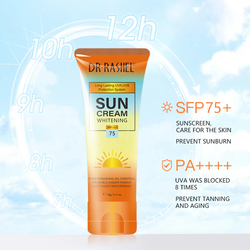 Dr.Rashel Sun Cream Whitening SPF+++75 - 60g - Image 4