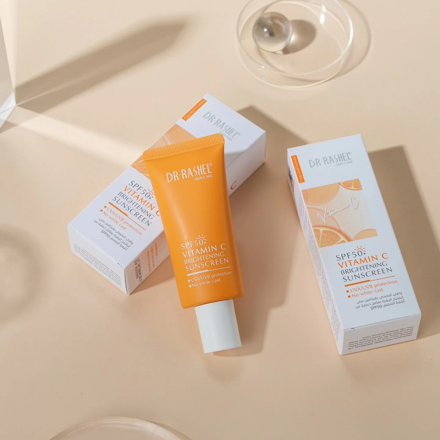 Dr. Rashel Vitamin C Brightening Sunscreen SPF 50+ - 50g - Image 3