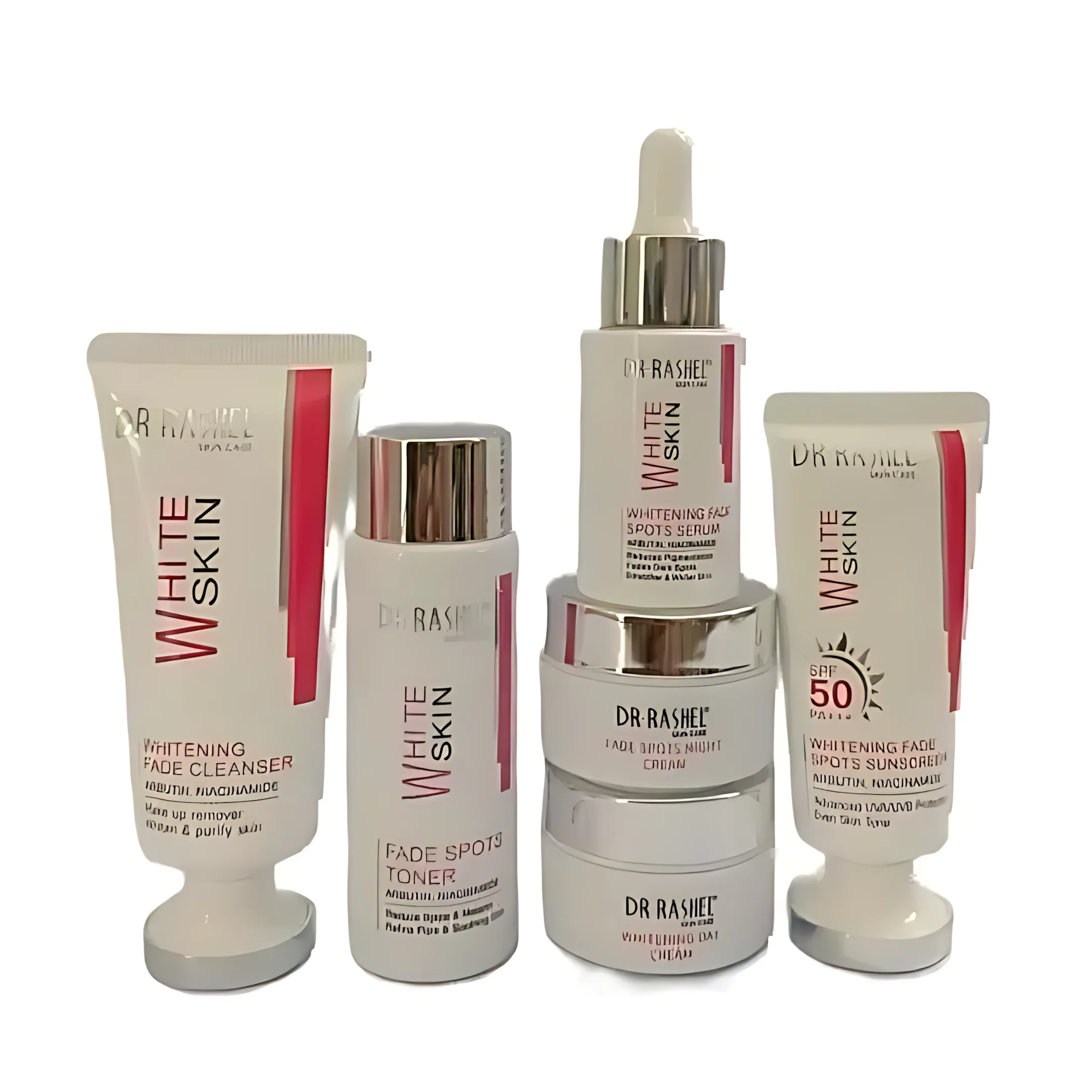 Dr. Rashel Whitening Fade Spots Skin Care Mini Set of 6 – Brightening & Dark Spot Care - Image 5