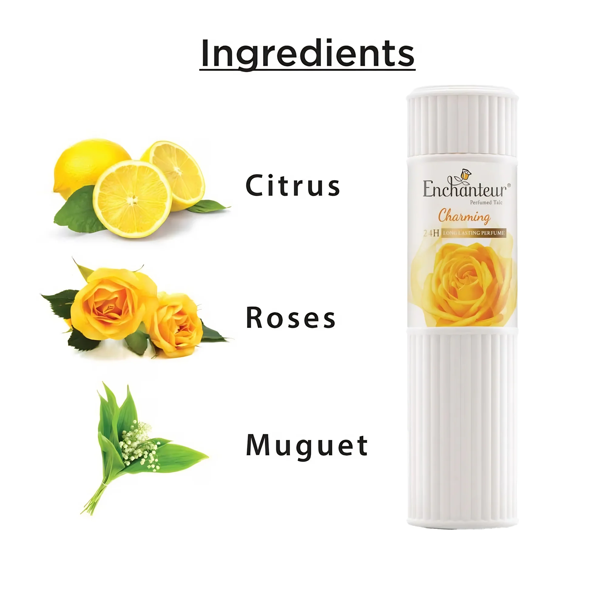 Enchanteur Perfumed Talcum Powder – Charming 125g - Image 5