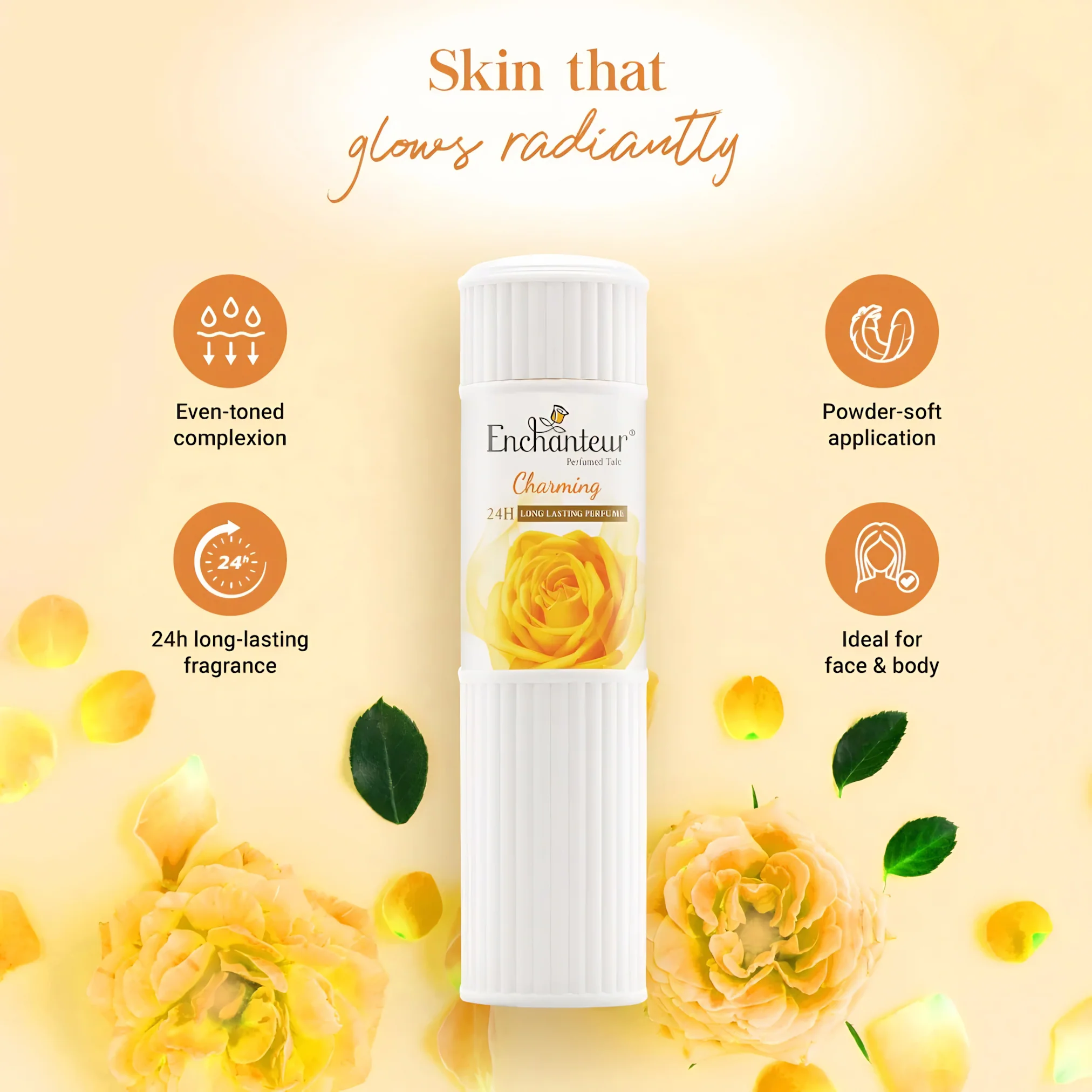 Enchanteur Perfumed Talcum Powder – Charming 125g - Image 7