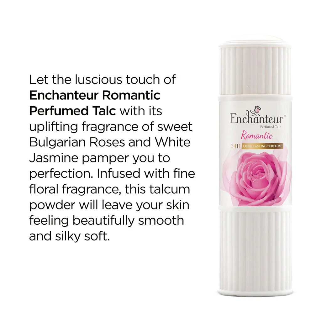 Enchanteur Romantic Perfumed Talc – 125g - Image 7