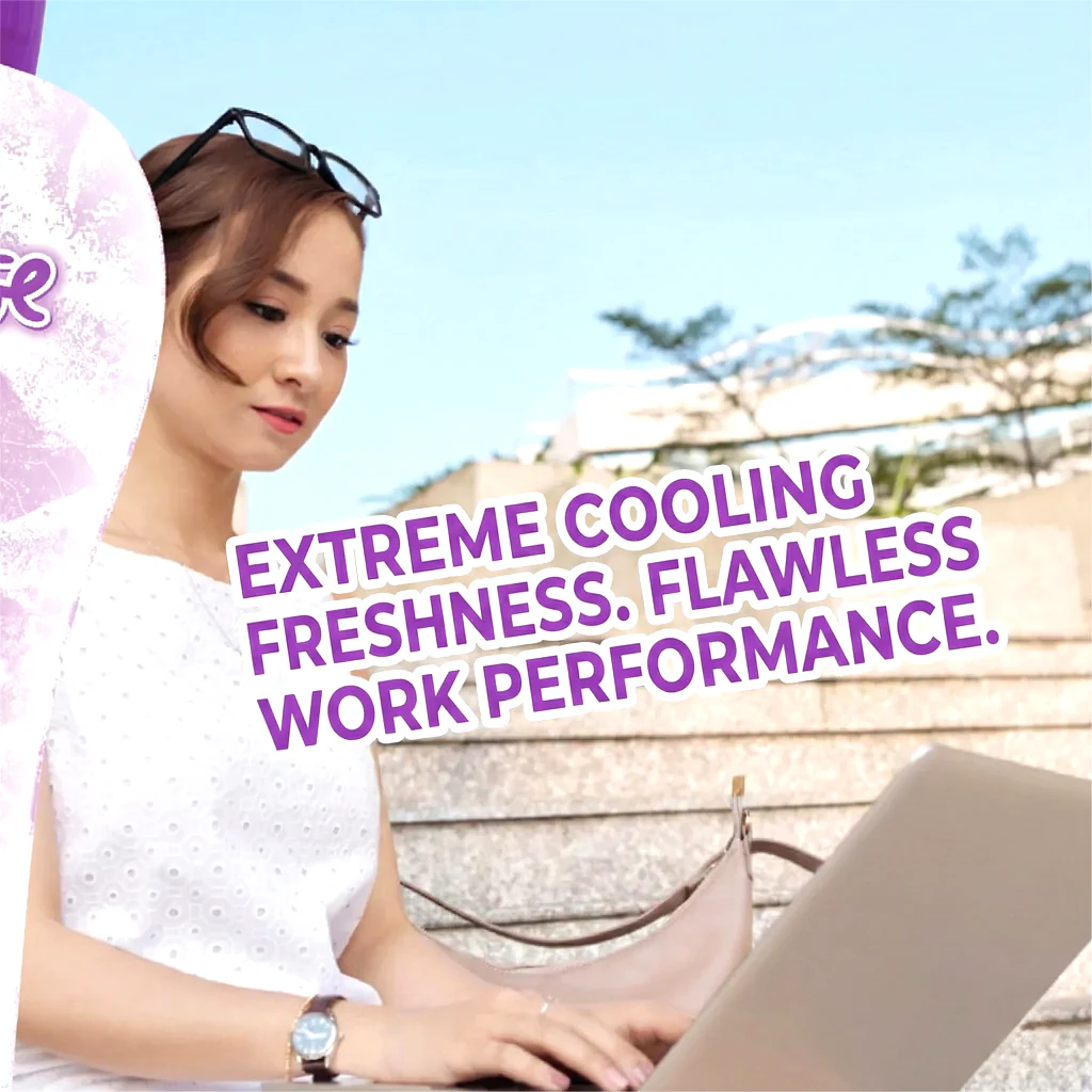 Eversense Extremely Cool Scented Talc Powder (Violet) - 280g - Image 3