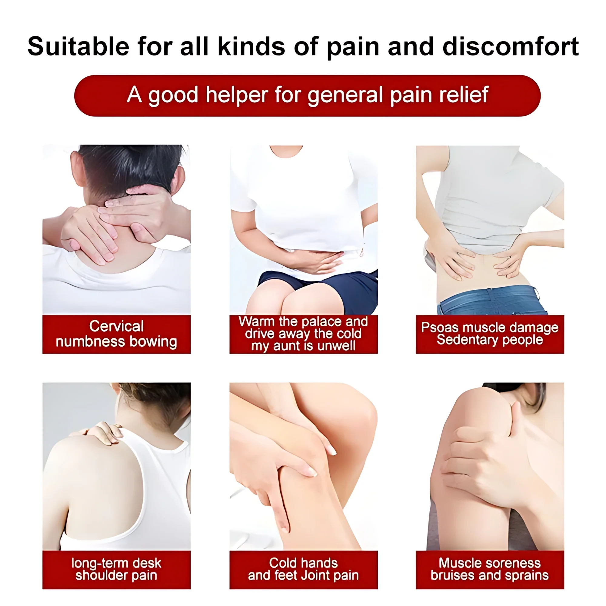 FAREJIANGTIE Pain Relief Ginger Patches 100pcs - 3 PCS Combo Pack - Image 6