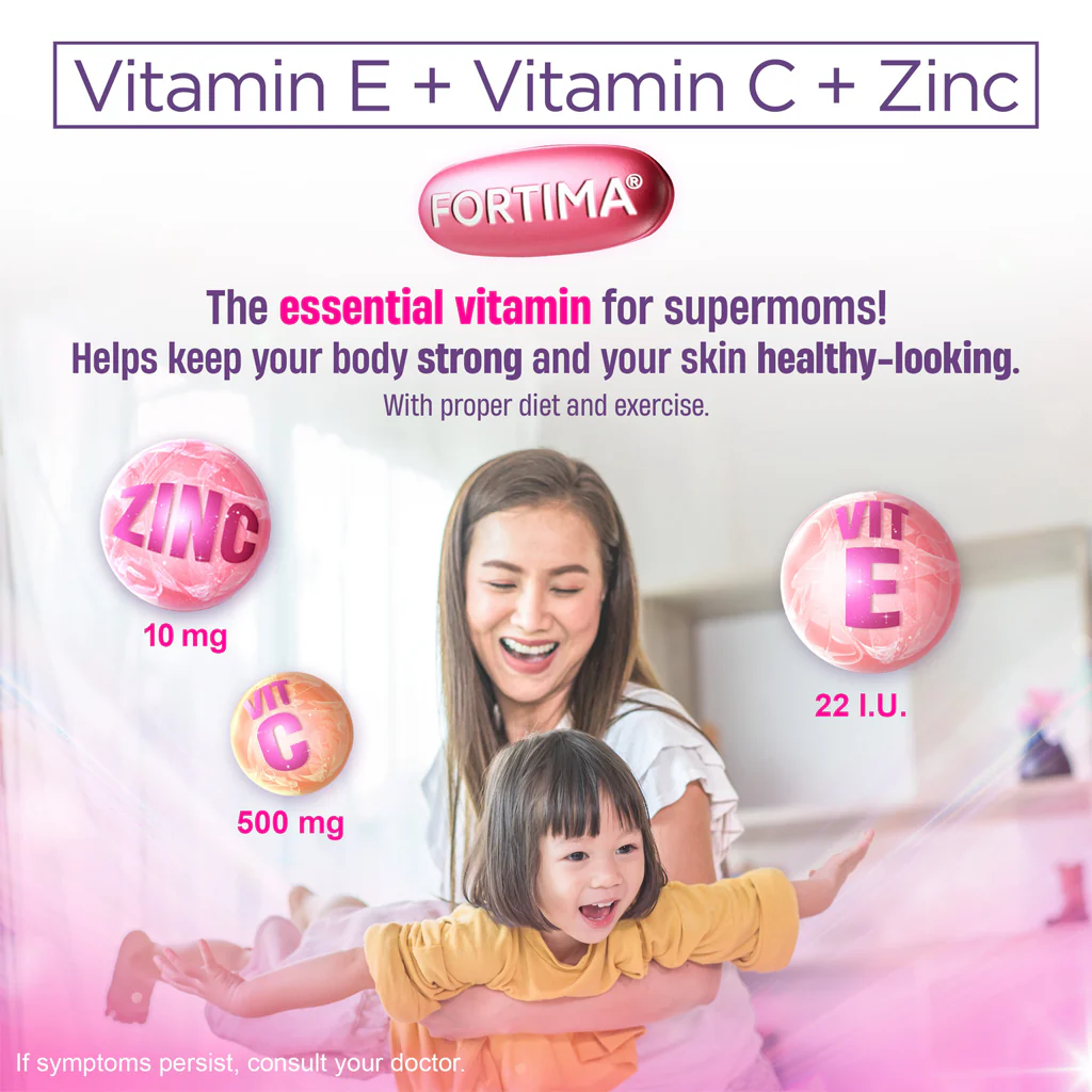 Fortima Vitamin E + Vitamin C + Zinc – 30 Tablets - Image 14