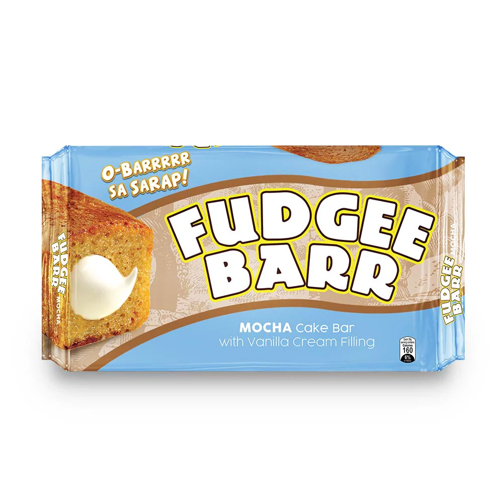 Fudgee Barr Mocha Cake with Vanilla Filling  Pack of 10 x 39g | Buy 1 Get 1 Offer - Image 4