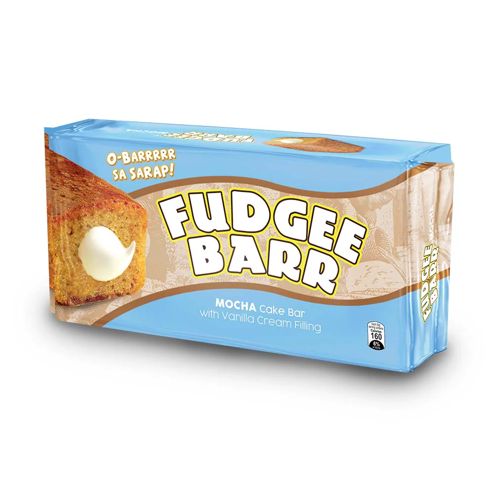 Fudgee Barr Mocha Cake with Vanilla Filling  Pack of 10 x 39g | Buy 1 Get 1 Offer - Image 5