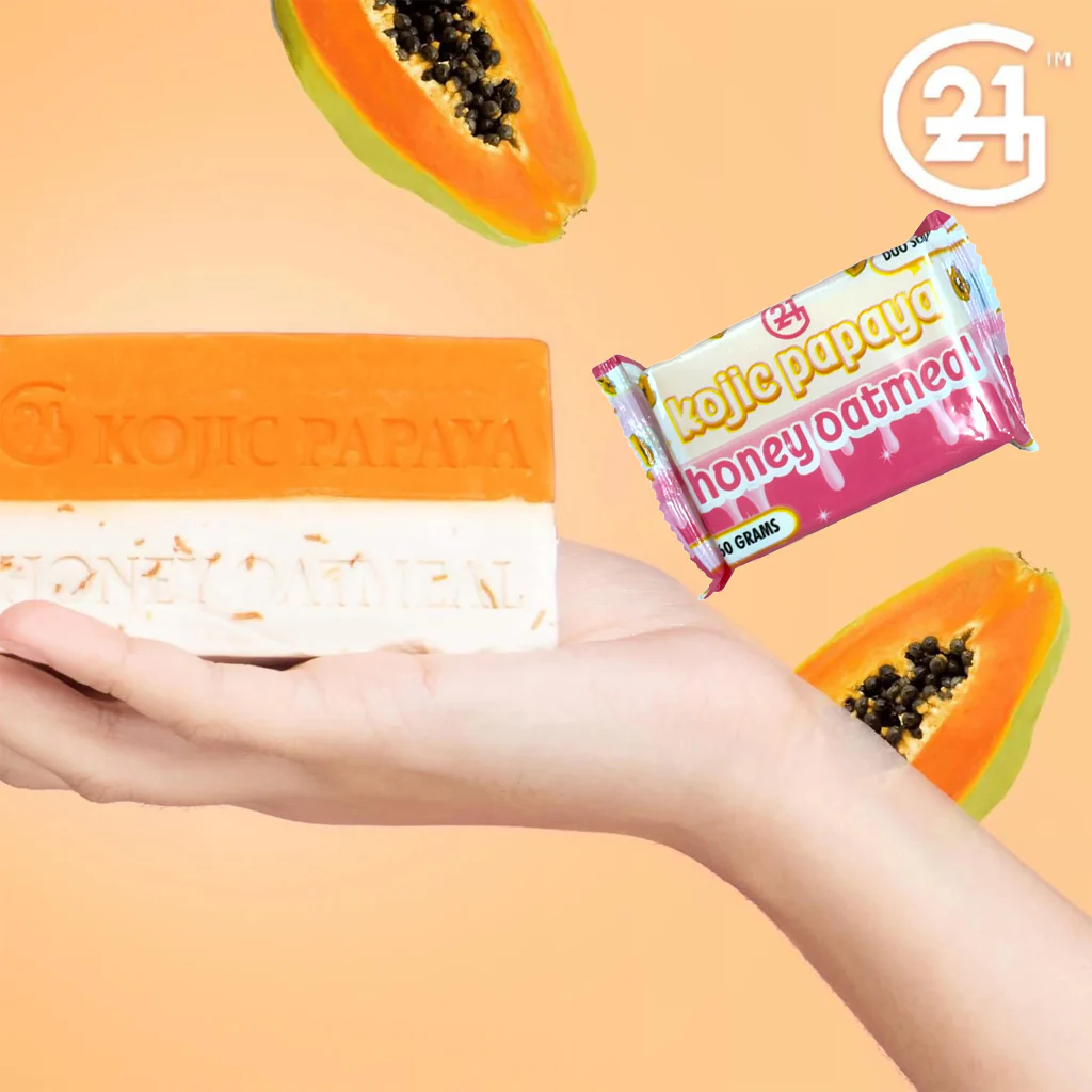G21 Kojic Papaya Honey Oatmeal Whitening Soap – 60g - Image 14
