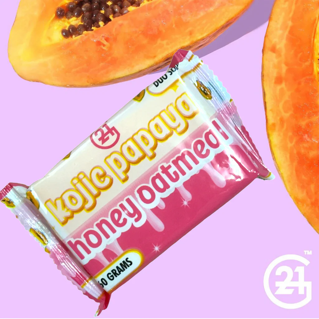G21 Kojic Papaya Honey Oatmeal Whitening Soap – 60g - Image 8