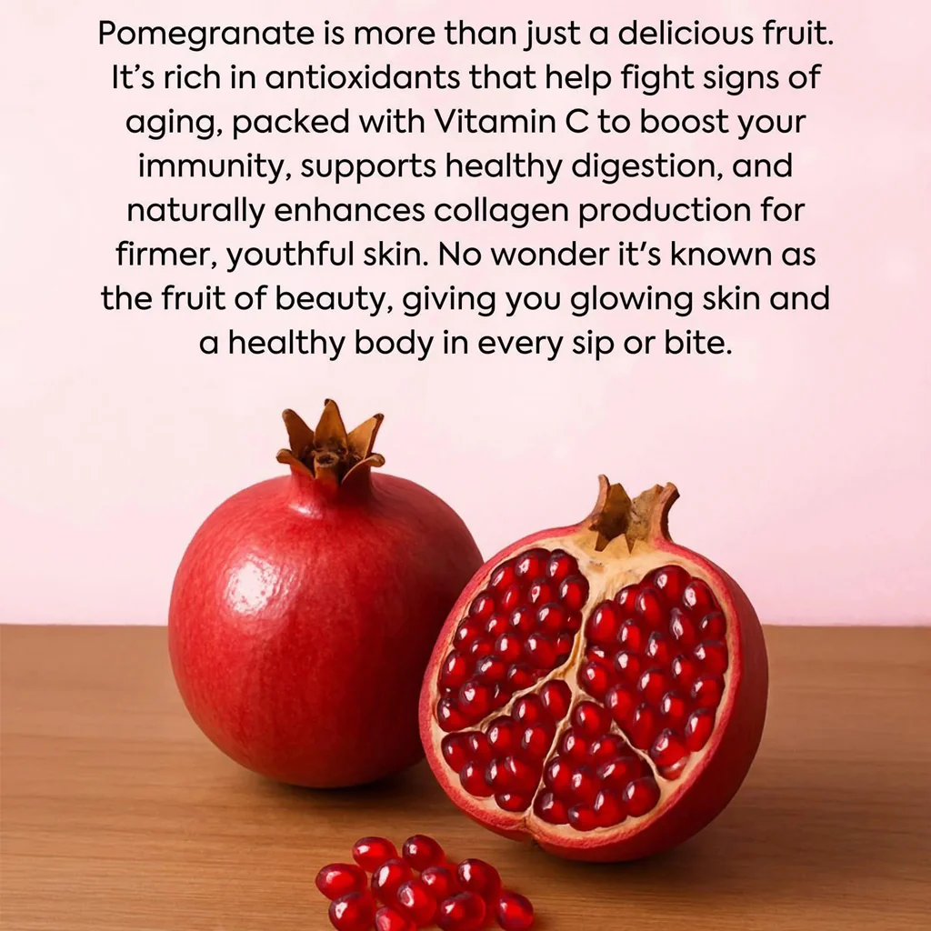 Glowming Pomegranate With Glutathione & Collagen Powder Drink Mix  – 20g x 10 Sachets - Image 3
