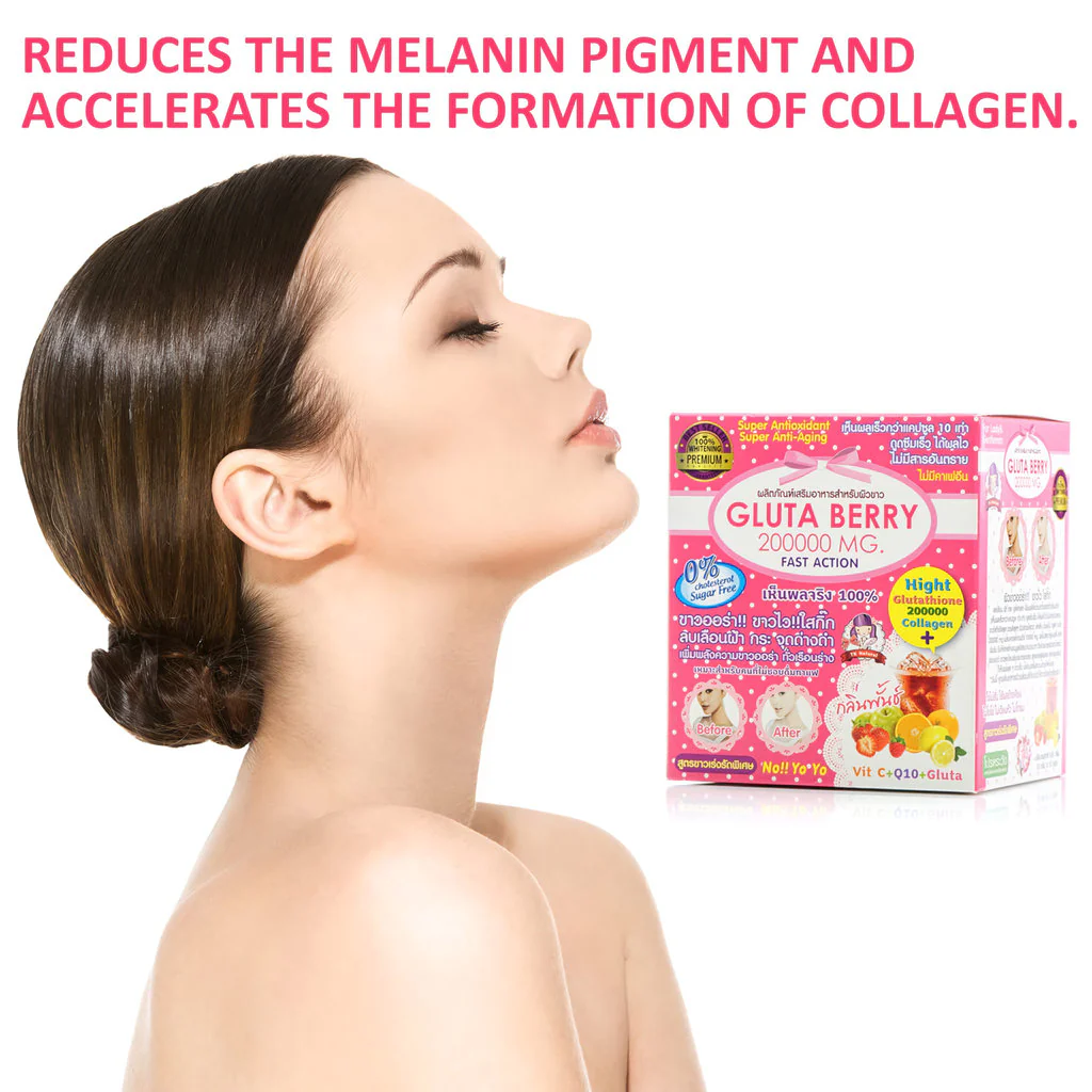 Gluta Berry 200,000mg Beauty Drink - 10 Sachets (3 Pcs Combo) - Image 10