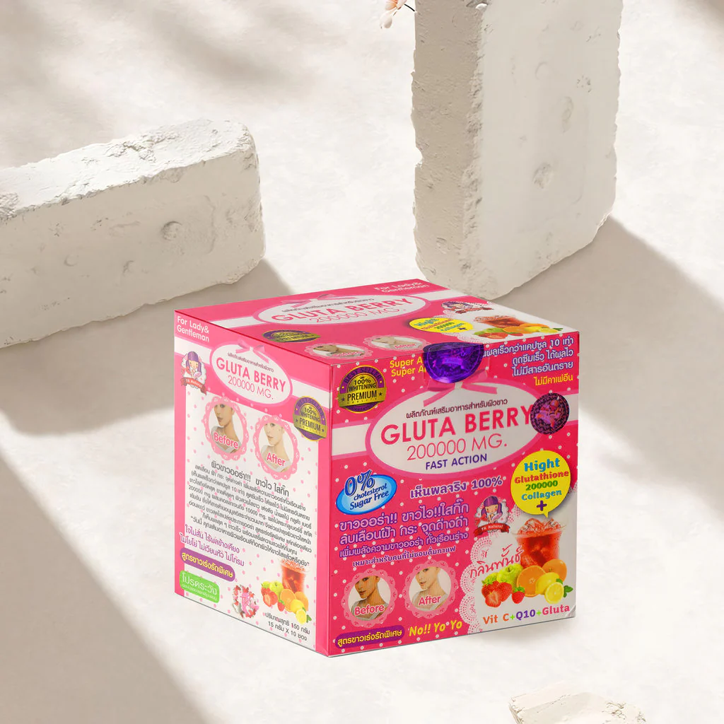 Gluta Berry 200,000mg Beauty Drink - 10 Sachets (3 Pcs Combo) - Image 11