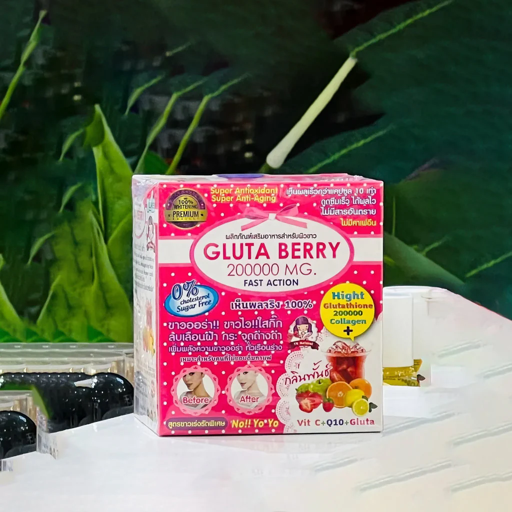 Gluta Berry 200,000mg Beauty Drink - 10 Sachets (3 Pcs Combo) - Image 13