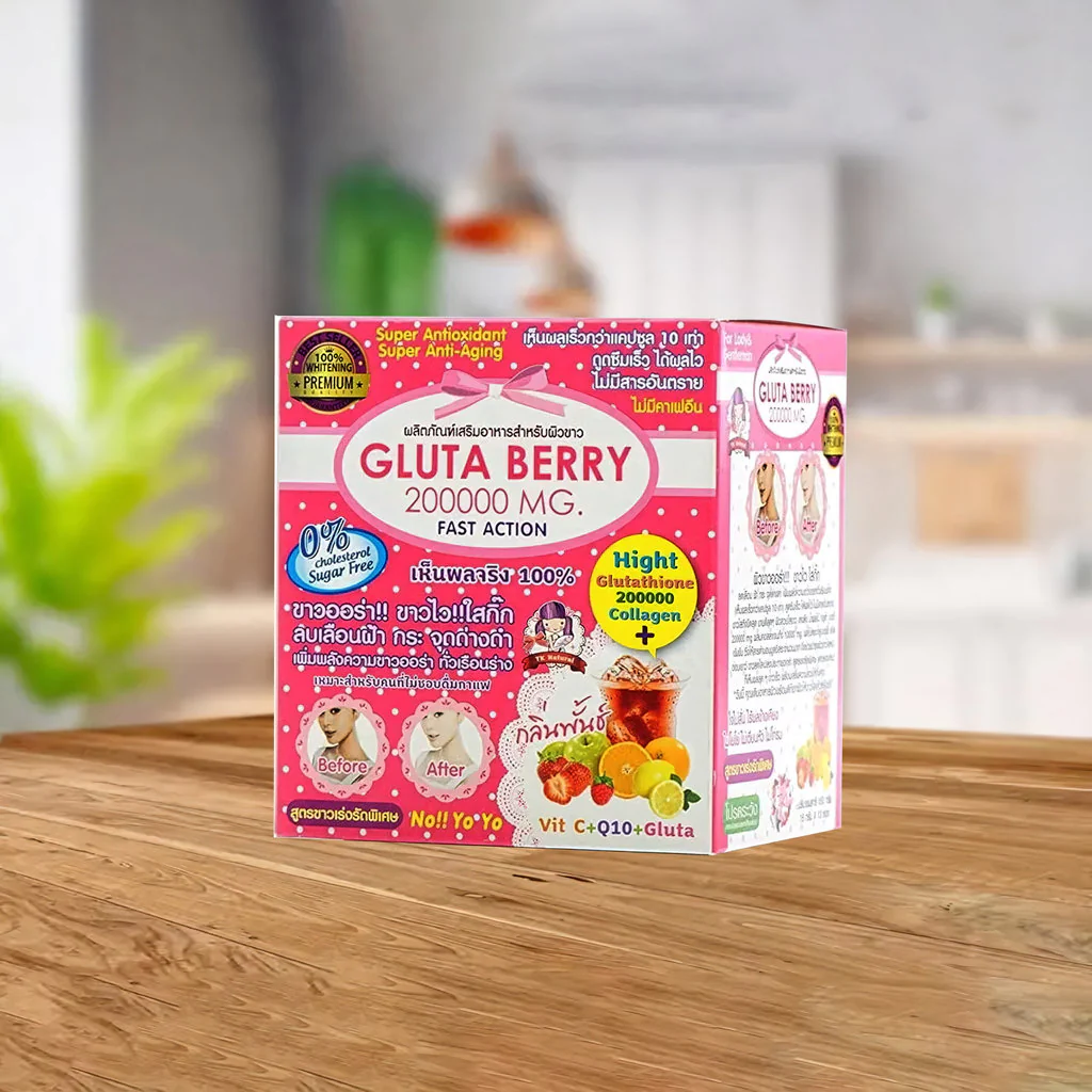Gluta Berry 200,000mg Beauty Drink - 10 Sachets (3 Pcs Combo) - Image 16