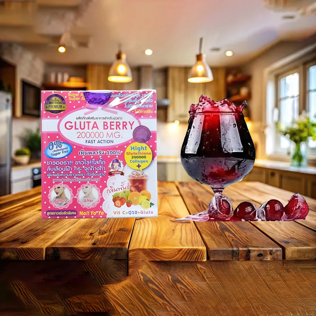 Gluta Berry 200,000mg Beauty Drink - 10 Sachets (3 Pcs Combo) - Image 8