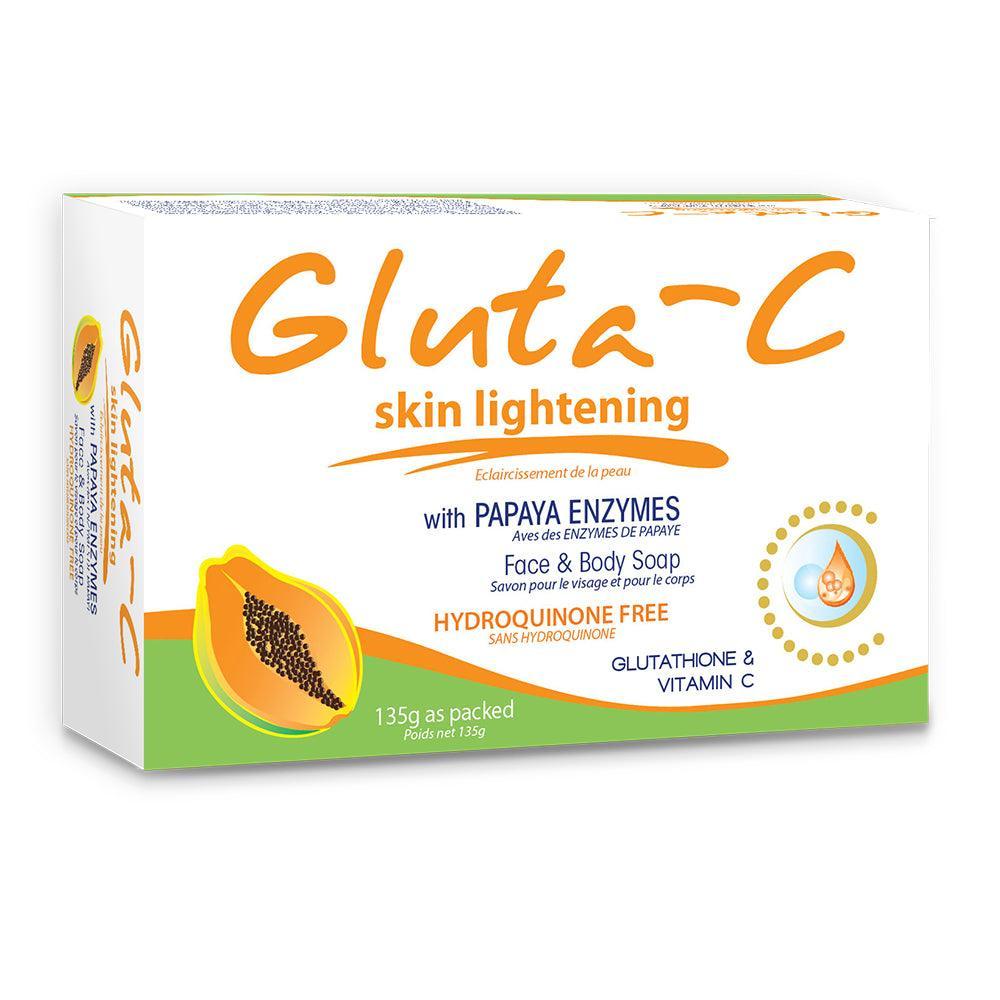 Gluta-C Skin Lightening Soap with Papaya Enzymes 135g