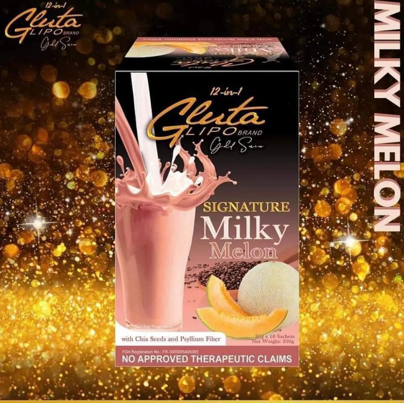 Gluta Lipo 12 In 1 Signature Milky Melon - 250g - Image 2